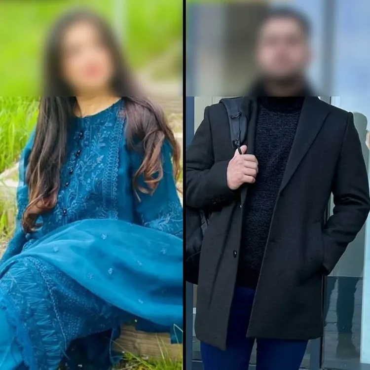 Collage of an overseas professional groom and his matched partner